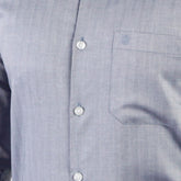 Shirt:Full Sleeve_Regular Fit_Herringbone_336#1
